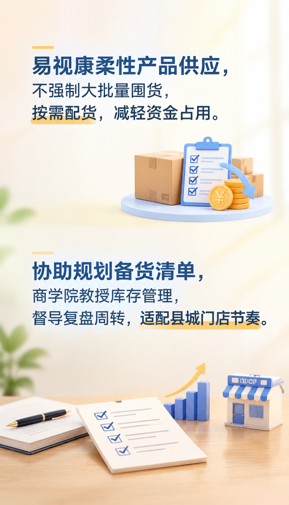 眼镜店视光升级方案咨询易视康预算怎么排